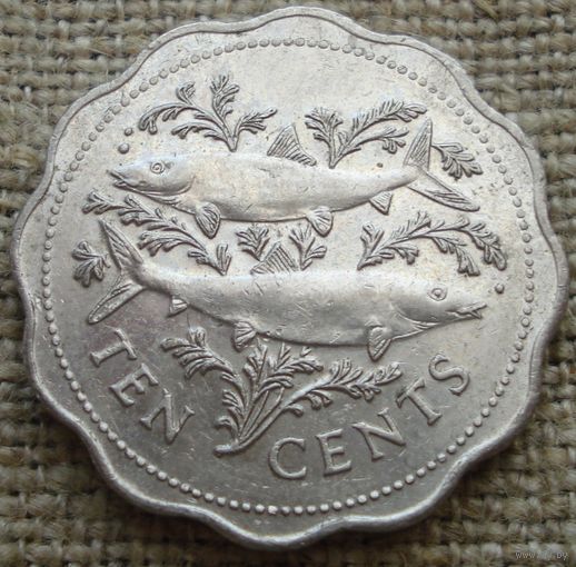 10 центов 1998 Багамы