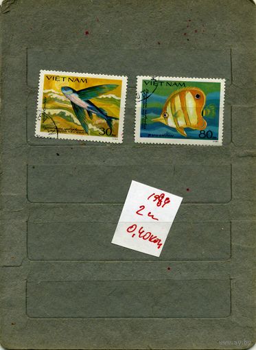 ВЬЕТНАМ, 1984   ТРОПИЧЕСКИЕ РЫБЫ  2м