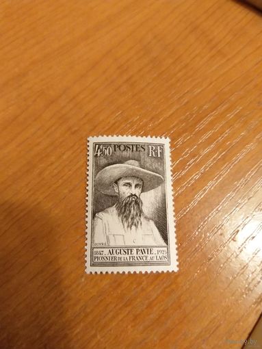 1947 Франция Югост Пави исследователь Лаоса чистая клей MNH** выпускалась одиночкой (5-4)