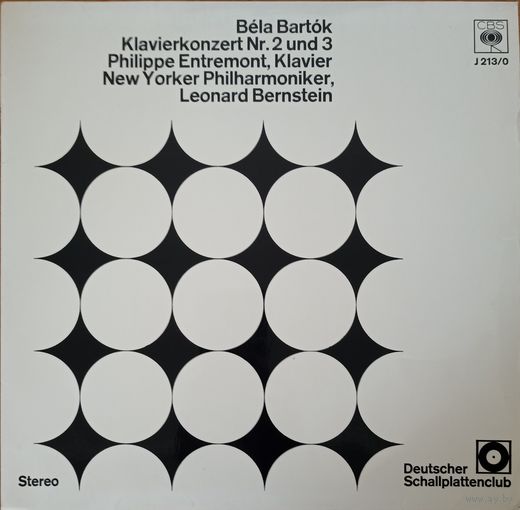 Bela Bartok - Philippe Entremont, New Yorker Philharmoniker, Leonard Bernstein – Klavierkonzert Nr. 2 und 3
