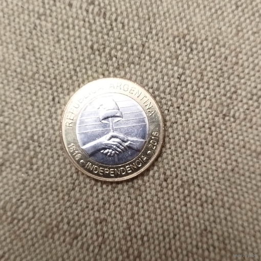 Аргентина 2 песо 2016 200 лет Независимости