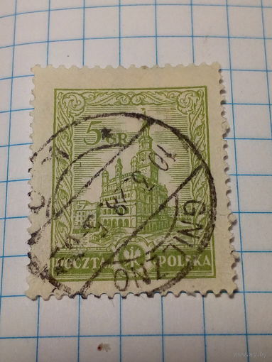 Марка Польша 1925 год