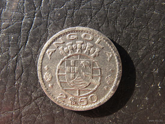 Ангола. 2,5 эскудо. 1956. С 20 копеек. Распродажа коллекции. Смотрите другие лоты.