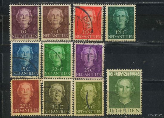 NL Колонии Нидерландские Антилы 1950 Юлиана Стандарт #13А-24А,25