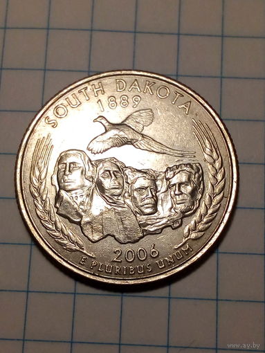 25 центов США 2006 год дакота