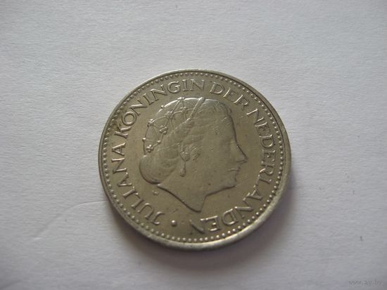 Нидерланды 1 гульден 1971г