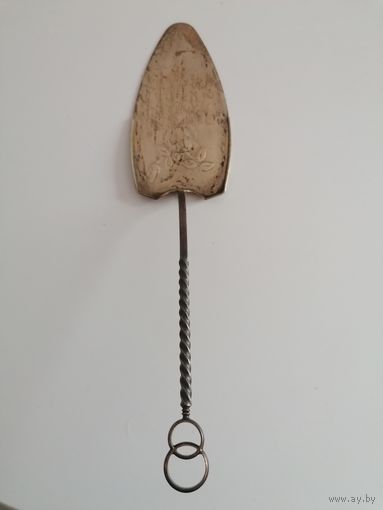 Лопатка для торта серебро 875 пробы СССР, 80 гр, торги с Рубля