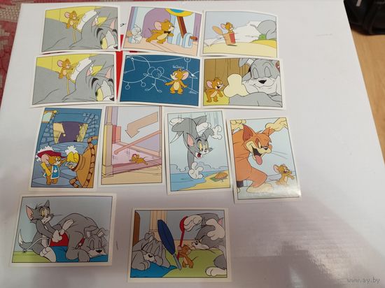 Наклейки Том и Джерри 1998г