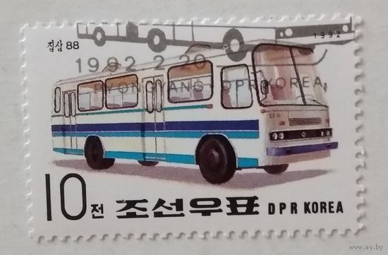 КНДР.1992. Автобус