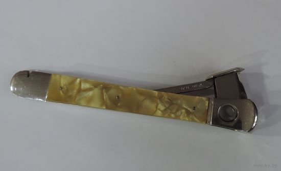 Винтажный нож гильотина для сигар фирмы "Solingen". Германия. Длина 15 см.