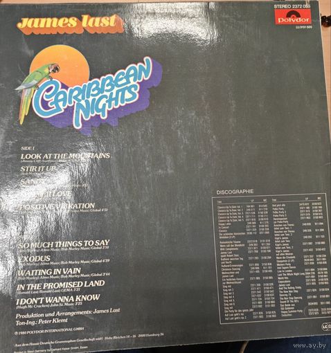 Пластинка иностранная. Карибская ночь