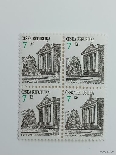Чехия 1994. Стандарт. Квартблок