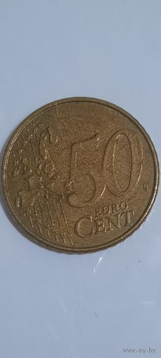 Бельгия 50 евроцентов 2002