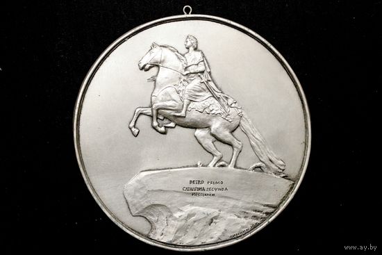 Настенное панно-плакетка "Медный всадник-Памятник Петру I"