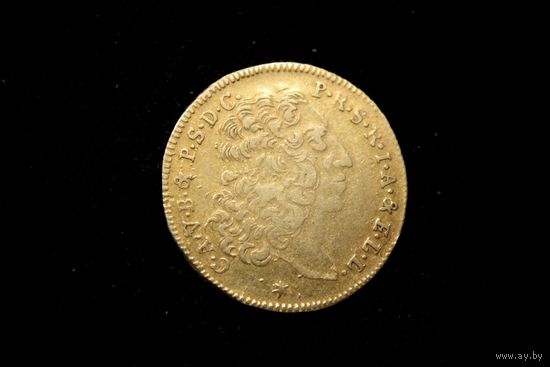 1/2 каролина 1729 г. Бавария (Германия), Карл VII. Редкая!