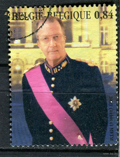 Бельгия - 2003 - Король Альберт II 0,84 - [Mi.3250] - 1 марка. Гашеная.  (LOT Gb8)-T10P24