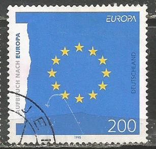 ФРГ. Марка по программе "Европа". Мир и Свобода. 1995г. Mi#1791.