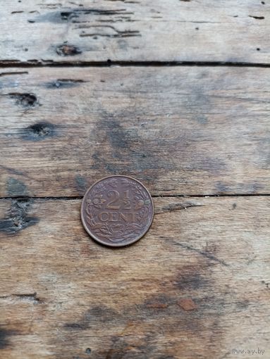 Кюрасао 2 с половиной цента 1947 год