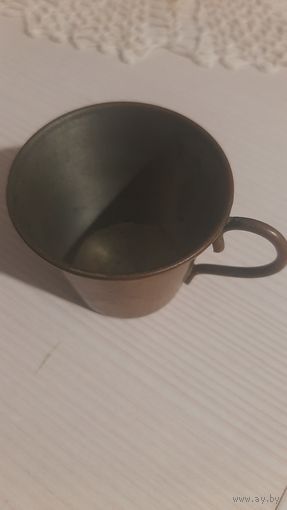 Маленькая кружечка handarbete made in sweden металл с омеднением