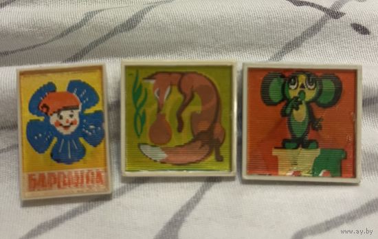 Значки переливашки