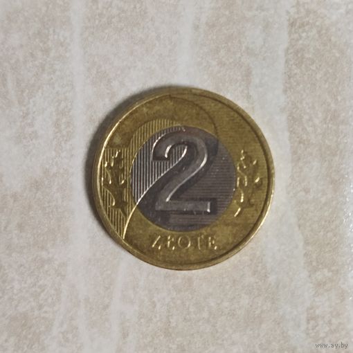 2 злотых 2020 Польша