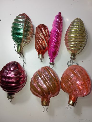 Ёлочные игрушки - Герлянды , СССР .