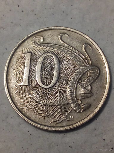10 цент Австралия 1967 год
