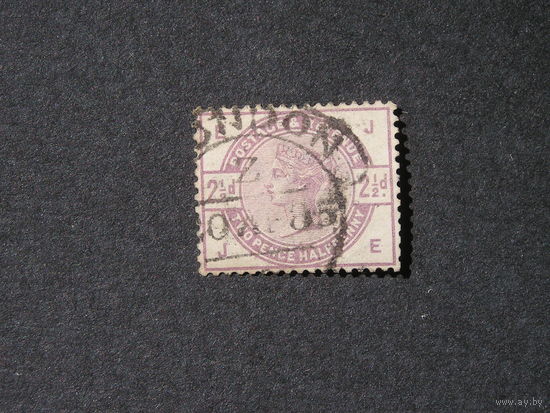 Великобритания 2 1/2 Пенни 1883 Стандарт (2)