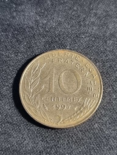 ФРАНЦИЯ 10 сантимов 1997