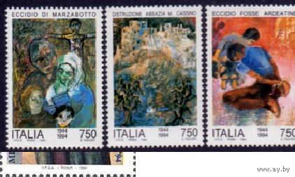 Италия 1994. Война. Mi # 2331-33. MNH**  Живопись