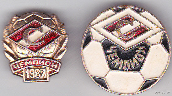 Футбольный клуб "Спартак" - чемпион СССР 1987 года.