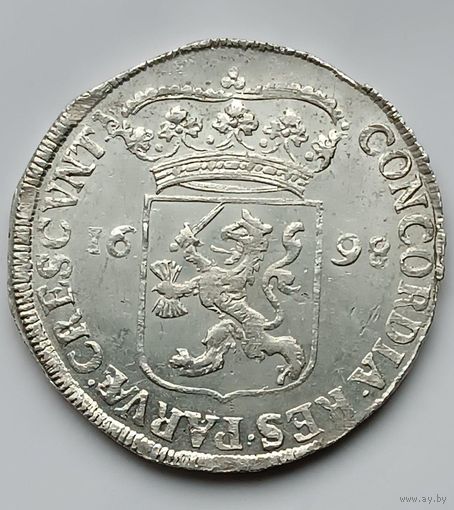 Нидерланды, дукат 1698 года. Провинция Оверэйсел, Девентер. R1.