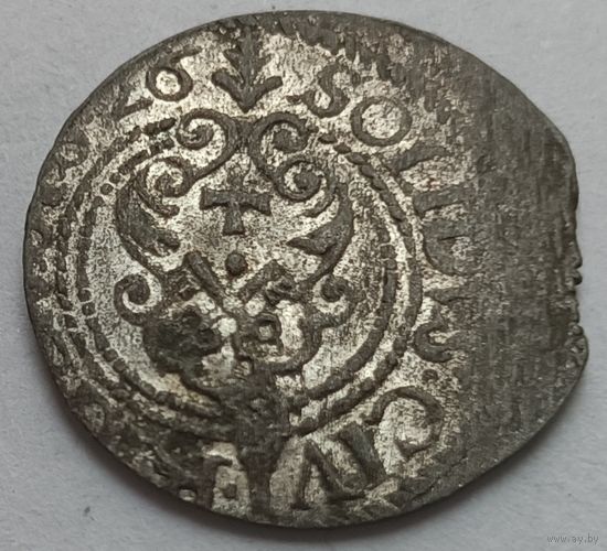 Рыжскi Кiрмаш! Солид 1626, Рига, Густав Адольф. Остатки блеска