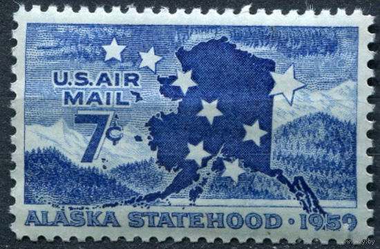 США 1959 ** Вхождения Аляски в качестве штата