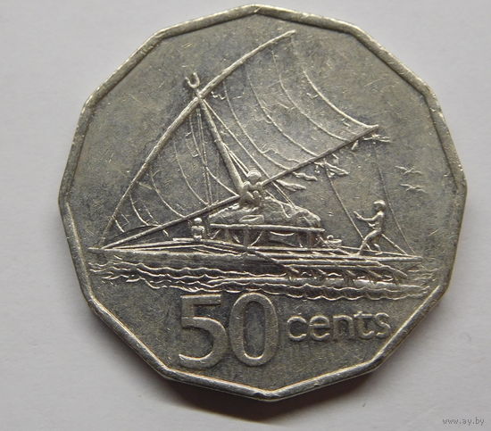 Фиджи 50 центов 1990 г