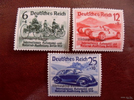 DR Mi.695-697 1939 Рейх. Германия. (Mi.70 euro)