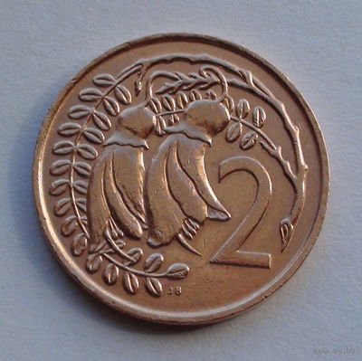 Новая Зеландия 2 цента. 1967 г.