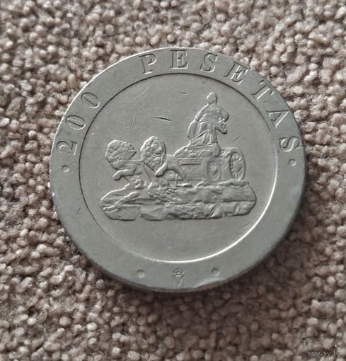 Испания 200 песет, 1990