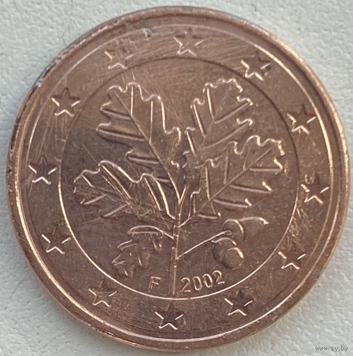 Германия 5 евроцентов 2002 г. F