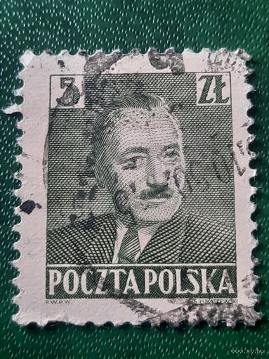 Польша 1950. Президент Б.Берут