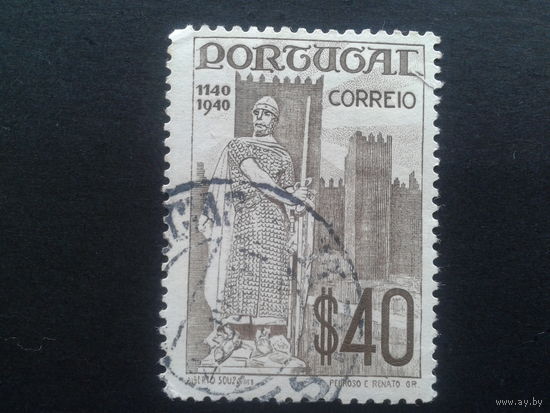 Португалия, 1940. Статуя короля Альфонсо