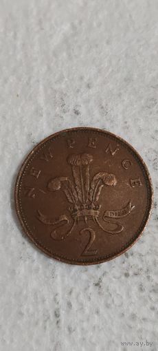 Великобритания 2 пенсе 1971