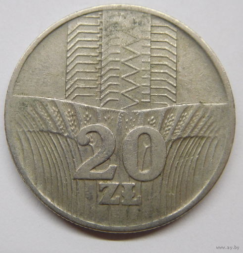 Польша 20 злотых 1974 г