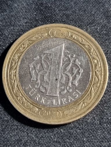 Турция 1 лира 2021