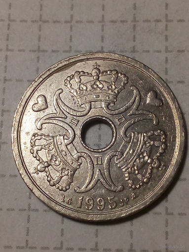 2 кроны Дания 1995 год