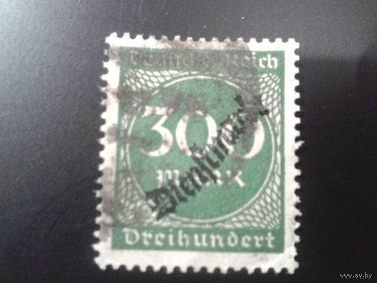 Германия 1923 надпечатка