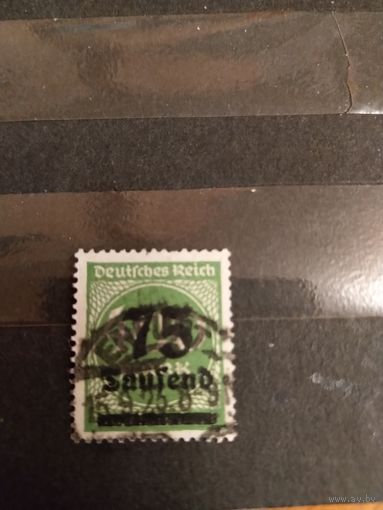 1923 Германия Рейх мих287 оценка 2 евро (2-12)