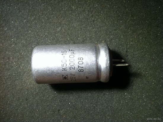 Конденсатор К50-16,  2000,0мкФх25В