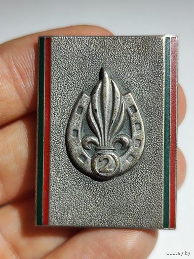 Полковой знак Франция. Иностранный легион 2-й пехотный полк.