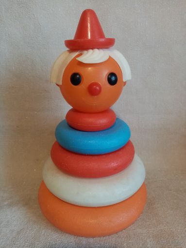 Пирамидка Клоун СССР некомплект Каталог пирамида дутыш